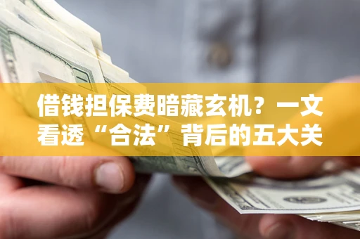 武汉借钱担保费暗藏玄机？一文看透“合法”背后的五大关键陷阱