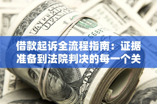 武汉借款起诉全流程指南：证据准备到法院判决的每一个关键步骤