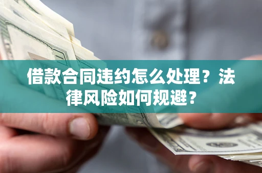 武汉借款合同违约怎么处理？法律风险如何规避？
