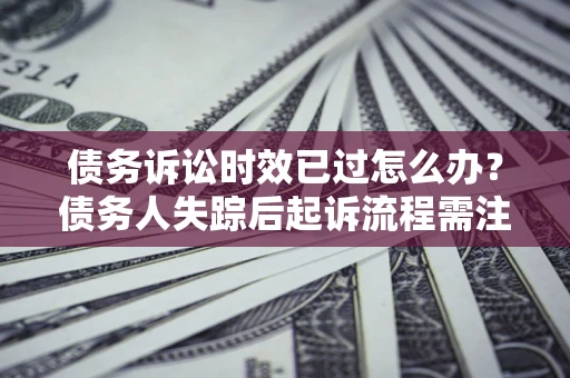武汉债务诉讼时效已过怎么办？债务人失踪后起诉流程需注意什么？