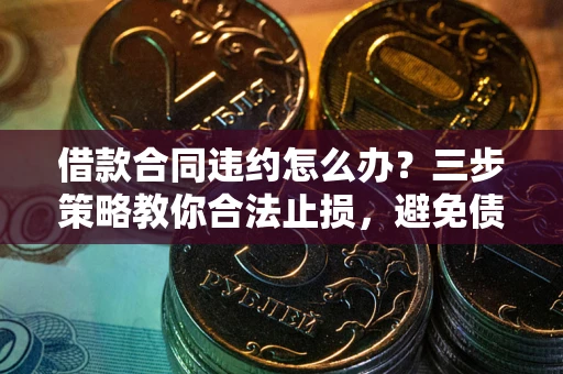 武汉借款合同违约怎么办？三步策略教你合法止损，避免债务危机升级